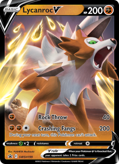 Lycanroc V SWSHP SWSH199