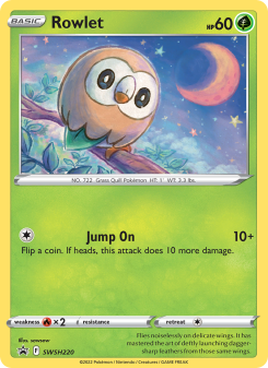 Rowlet — Black Star Promo SWSH