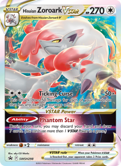 Hisuian Zoroark VSTAR SWSHP SWSH298