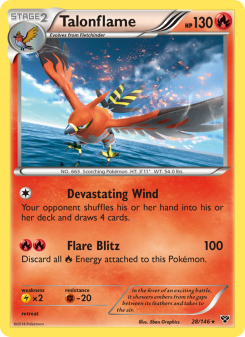 Talonflame XY 28