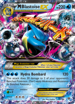 M Blastoise EX XY 30