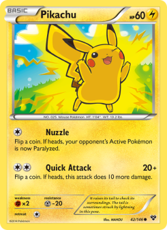 Pikachu XY 42