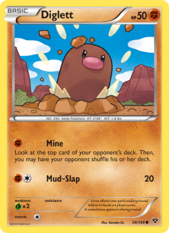 Diglett XY 58