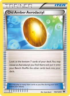 Old Amber Aerodactyl FCO 106