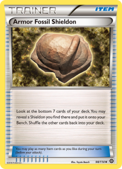 Armor Fossil Shieldon STS 98