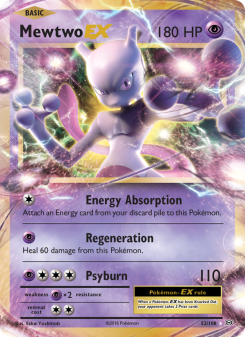Mewtwo EX EVO 52