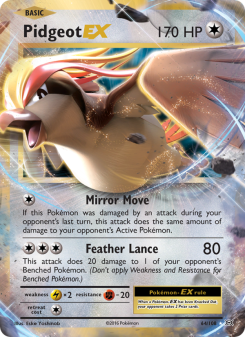 Pidgeot EX EVO 64