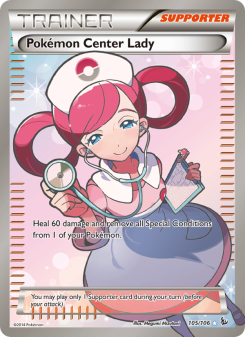 Pokémon Center Lady FLF 105