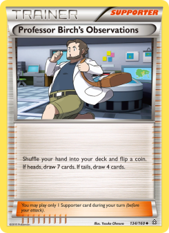 Professor Birch's Observations PRC 134