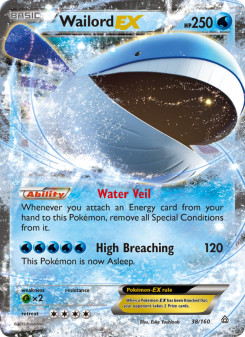 Wailord EX PRC 38