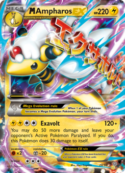 M Ampharos EX AOR 28