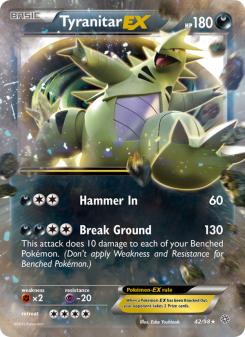 Tyranitar EX AOR 42