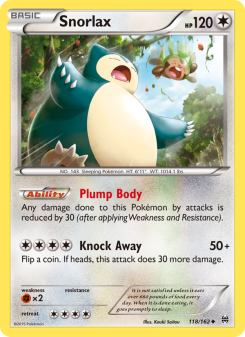 Snorlax BKT 118